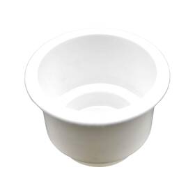 Mc31761603 Brand Marine City White Plastic Drink Cup Holder Without Drain Hole 3.5 Inch For Boat