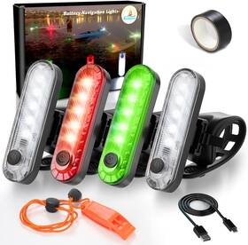 B09bzt5c1s Branded Kayak Navigation Lights Stern Battery Operated Waterproof Night Light