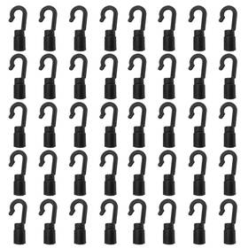 Ze765 Branded 40 Pack Kayaks Bungee Shock Cord Hook For 1/4 Inch And 3/16 Rope Sports