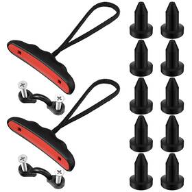 Breezehug Sya-breezehug-0658 2 Pack Kayak Drain Plugs And Carry Handles Kit 10 Silicone 1/2 Inch Scupper Drai