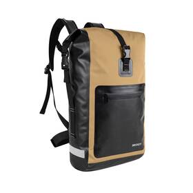 Tl13003 Bronzy Waterproof Backpack Dry Bag 30l Roll Top Closure With Front Zippered Pocket H