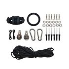 C43714 Iztor Kayak Canoe Anchor Trolley Kit With Rope Screws Rivets