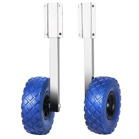 Cheinauto 196336566188 300lbs Boat Launching Wheels Stainless Steel Transom Wheel Dolly Wi
