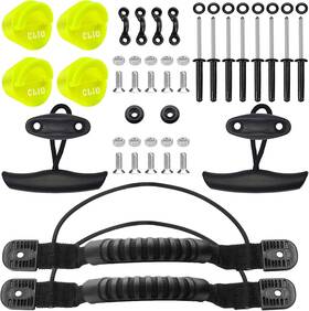 0155 Clio 313018060011 Kayak Carry Handles Kit With Front Pull T-handles And Scupper Plugs - 4 Pcs Each