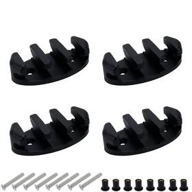 Coshar 779712231544 4pcs Nylon Kayak Zigzag Anchor Cleat Set Rope Holder For Boat Secure Ka