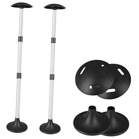 Asp06-bk-2 Cover World Icover Boat Support Pole-height Adjustable Aluminum Telescoping Pole And