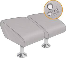 S7304-b Cover World Icover Boat Folding Seat Cover-2 Pack 600 Denier Canvas Waterproof Heavy-duty We