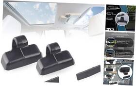 Covnikyer 717994925782 Rear Sun Shade Hook Clip With Cover Kit Black Compatible Honda Pilot 2016