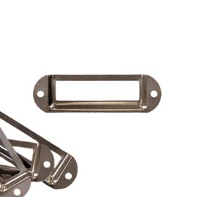 64325 Craftelier - Set Of 4 Basic Metallic Label Holders For Decorating Your