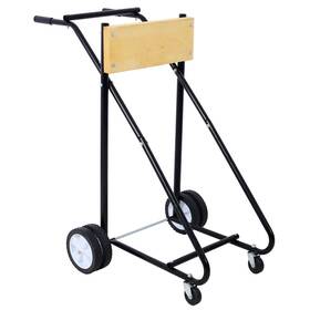 Djyc-w46565409 Crlhc Outboard Boat Motor Stand Engine Carrier Cart Dolly 315lbs Capacity With Wheels