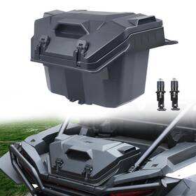 Rxdyy108 Cusautv 55 Quart Rear Cargo Box Compatible With 2024 2025 Polaris Rzr Xp 1000/ 4 1000 Ac