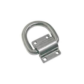 62139 Dbmimporters Marine Boat Stainless Steel 316 1/2 Bolt-on Lashing Ring D-ring Anchor Tie Down