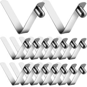 Gl-demissle-041 Demissle 16 Pieces Canopy Metal Push Button Spring Clip Stainless Steel Cl
