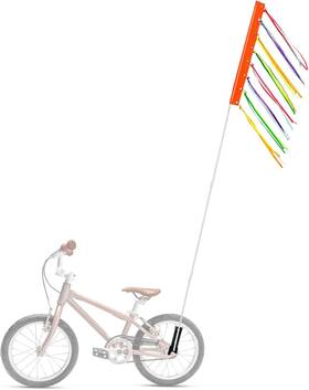 Da-c0006 Dlugopis 6ft Orange Safety Flag With Pole For Bikes Trikes Mobility Scooters Kayaks