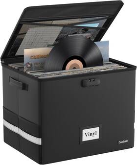 Ds0088 Docsafe Fireproof Vinyl Record Storage 16.1 Inch X13 Black