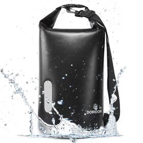 Dy606-b-15 Doridomi Faraday Bags Dry Bag - Black 15l Waterproof Emp Protection Rfid Sign
