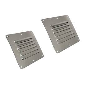 Douzime 745499374958 Boat Cabin Vents Louver Grill Cover Ventilation 4-1/2 Inch X 5 316 Stainl
