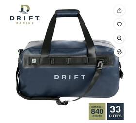 Bt6549 Drift Marine Waterproof Dry Bag. New. Black. Msrp 79