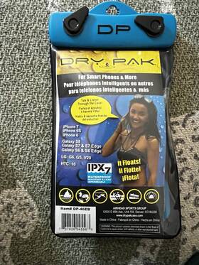 Dry Pak 737826045563 Small - Waterproof Floating For Id Cash Cards Keys Blue