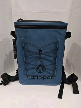 Earth Pak 713610760720 Loch Series Insulated Waterproof Backpack Cooler Blue