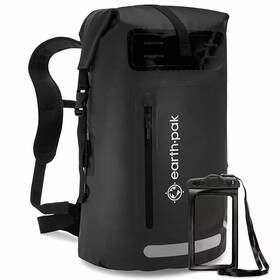 Earth Pak 726084727298 Waterproof Backpack 35l Heavy Duty Roll-top Closure With Easy Acces Earth Pak 726084727298 Waterproof Backpack 35l Heavy Duty Roll-top Closure With Easy Acces