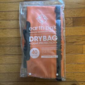 Ep40l Earth Pak Waterproof Dry Bag /backpack 40l With Phone Case Color Orange- New