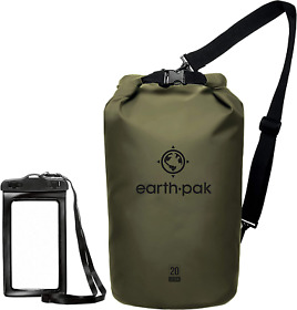 Earth Pak Waterproof Dry Bag Roll Top Compression Sack Keeps Gear