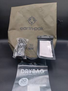 X001clsmv Earth Pak Dry Bag 20 Liter Ipx5 Waterproof Roll Top Closure W Phone Case Durable