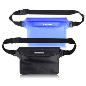 Wpd-02bs Echtpower 2-pack Waterproof Pouch Bag Fanny Pack Dry Ba