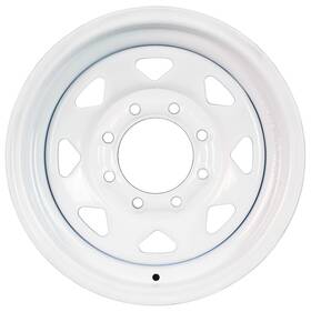 Tr00165 Ecustomrim Equipment Trailer Rim Wheel 16 16x6 8 Hole Bolt Lug White Spoke