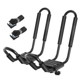 Gpct1918 Edge Collections New J-bar Kayak Carrier Roof Rack 220 Lbs Capacity With Straps