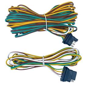 Hdd-010 Exerauo Trailer Light Wiring Kit 36ft Harness With 4 Way Flat Waterproof 18