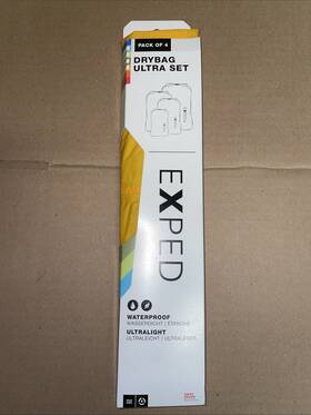 Exped 640277848290 Dry Bag Ultra Set Pack Of 4 - 3l 5l 8l 13l Brand New