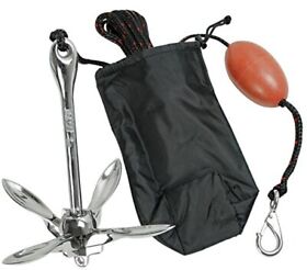 3006.6702 Extreme Max Boat Tector Complete Stainless Steel Grapnel Anchor Kit