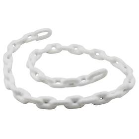 3006.6587 Extreme Max 814166023144 Boattector Pvc-coated Anchor Lead Chain - 1/4 Inch X 4ft White
