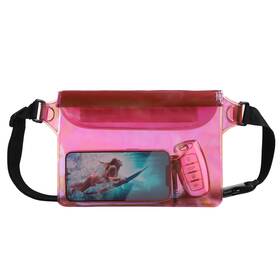 Wpp00104 F-color Waterproof Fanny Pack - Phone Pouch With Waist Strap Cr
