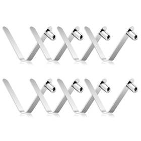 Al5v3svu Fdczeyxior 710675 1 8 Pieces Kayak Paddle Spring Snap Clips Metal Push Button Clip