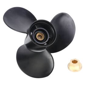 Feidks 618087054467 10 3/8 X 13 Spline Tooth Upgrade Aluminum Outboard Moto Propeller