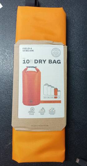 Field And Stream 889751382678 10 Liter Dry Bag Orange