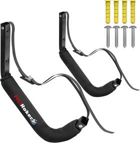 Fitiroker 313093855854 Kayak Storage Rack 100lb Wall Mount Hanger With High-strength Oxford Buc