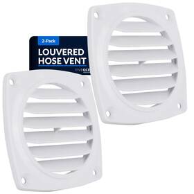Five Oceans 704831939941 6-slotted Louvered Flush Hose Ventilators 3-inch Ventilation Area Diameter