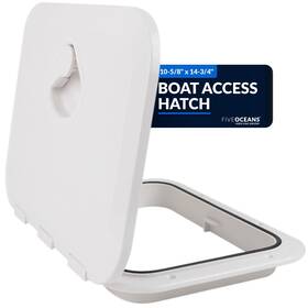 Five Oceans 730669447914 Boat Hatch Access Lids Recessed Handle Lock Inch
