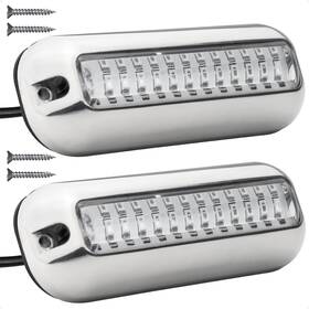 Five Oceans 810033302763 2-pack Boat Lights - For Cockpit Light White Led High Powe