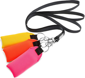 Floating Neoprene Boat Keychain 3 Pack Key Chain And Lanyard Floatable Foam
