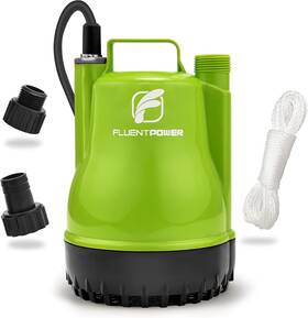 Fsp250c-1a Fluentpower 1/4hp Utility Pump 1900gph Portable Green