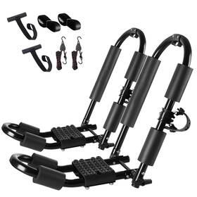 Rk-kcr11 Forwode Premium Kayak Roof Rack 1 Pair J-bar Folding Adjustable Wei