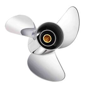 Fymp 667977655321 10.25 X 14/15/16-g Polished Stainless Steel Boat Outboard Propeller For