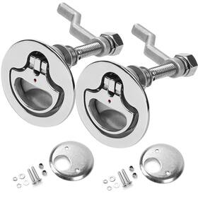 Ganguola 599451170590 Heavy Duty Boat Cam Latch 316 Stainless Steel Marine Flush Hatch Pull Adjus