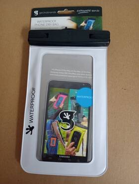 Gwp-09233wh Gecko Geckobrands Waterproof Phone Dry Bag