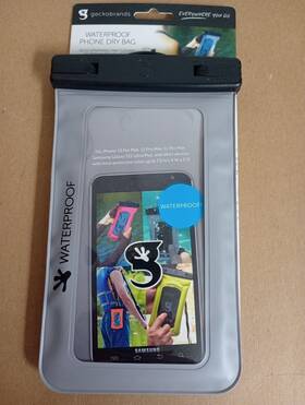 Gwp-09288gy Gecko Geckobrands Waterproof Phone Dry Bag